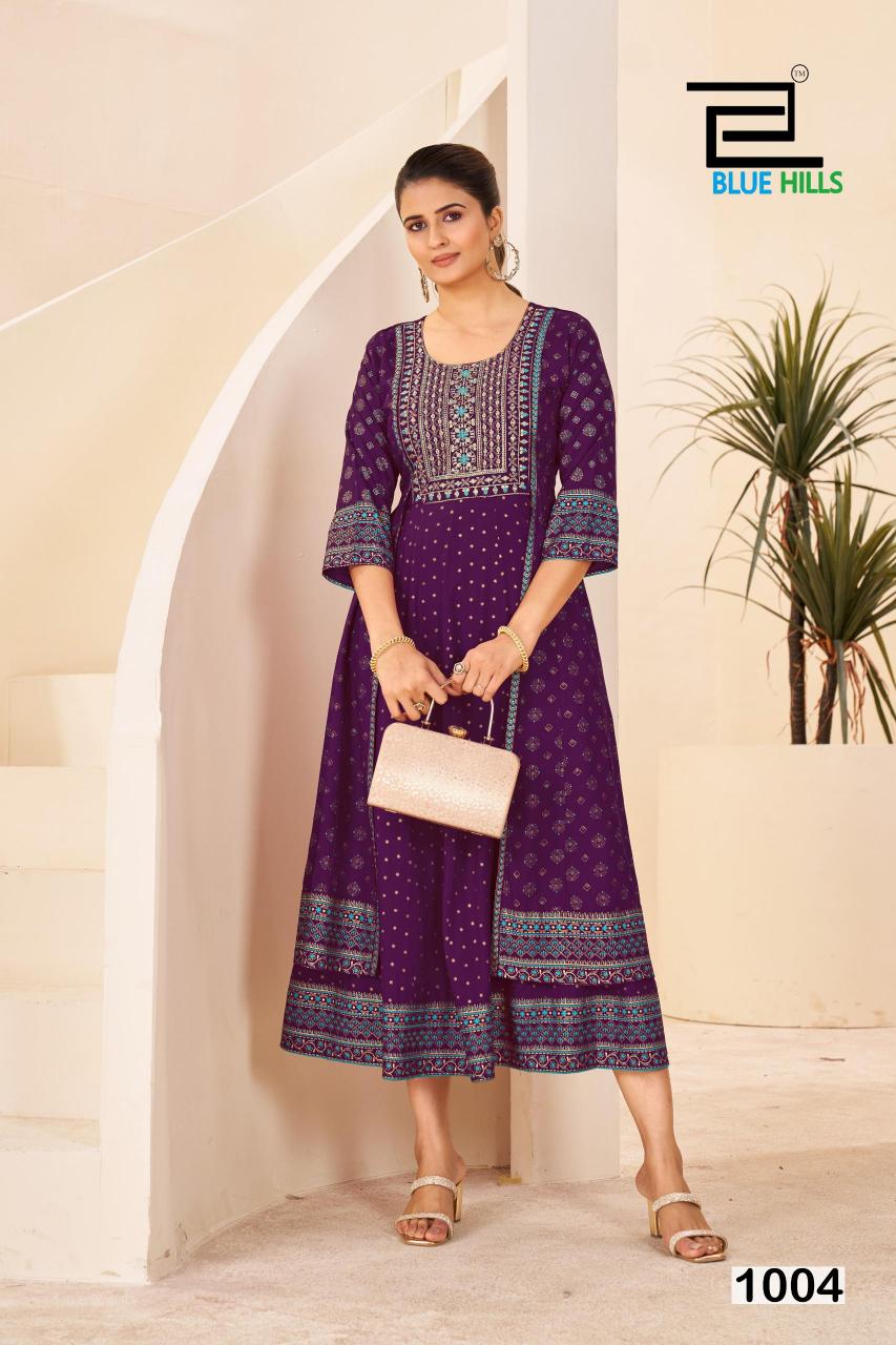 Blue Hills Diamond Catalog anarkali kurti online india
