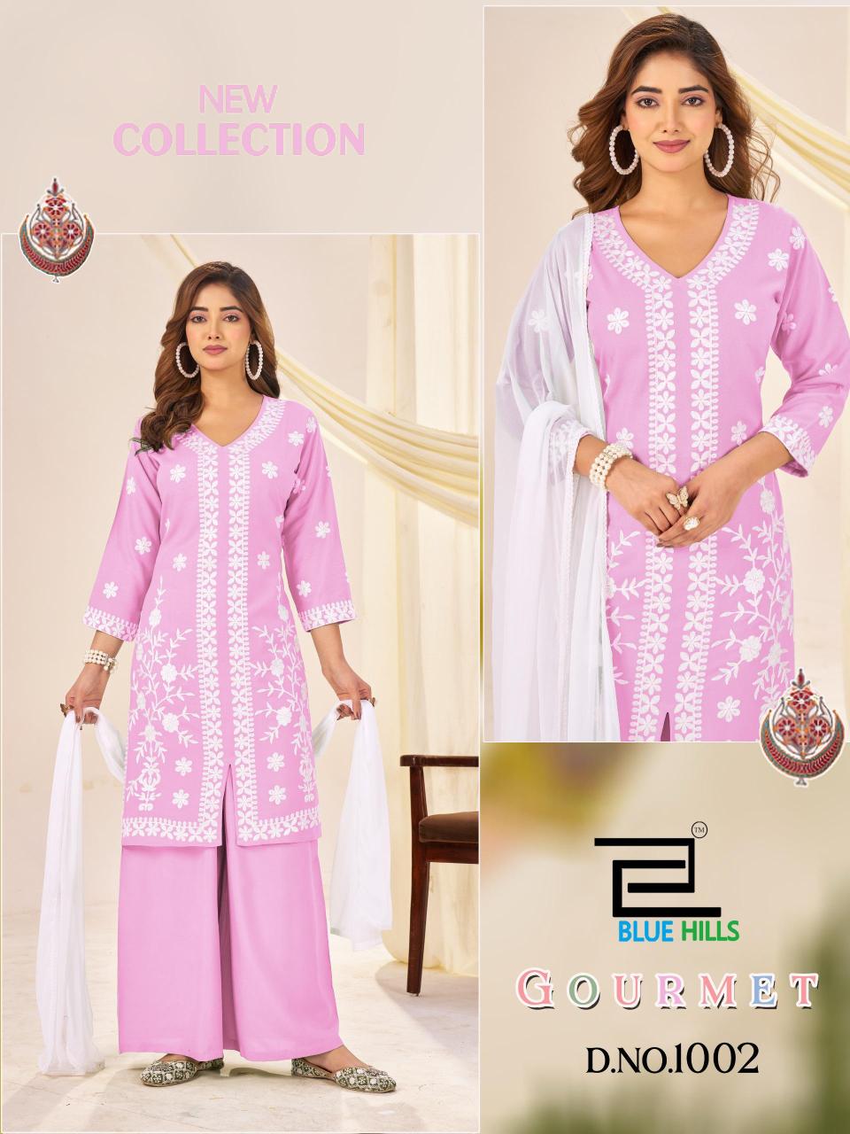 Blue Hills Gourmet catalog plazo kurti description india