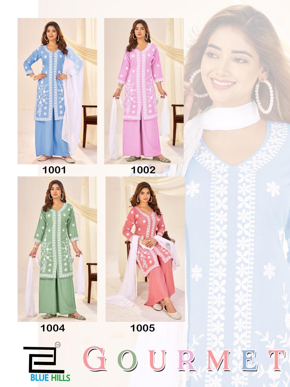 Blue Hills Gourmet catalog plazo kurti description india