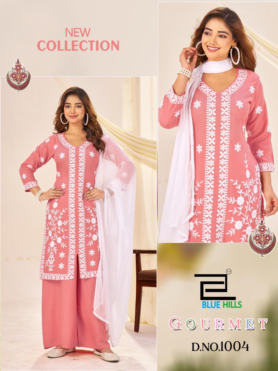 Blue Hills Gourmet catalog plazo kurti description india