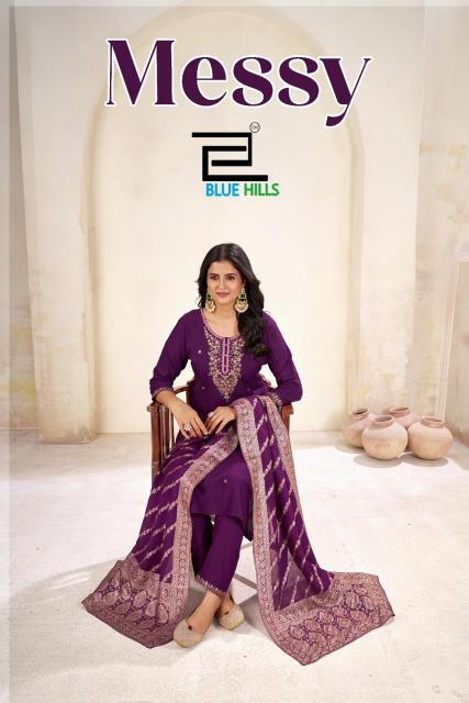 Blue Hills Messy catalog wholesalers in surat for kurtis