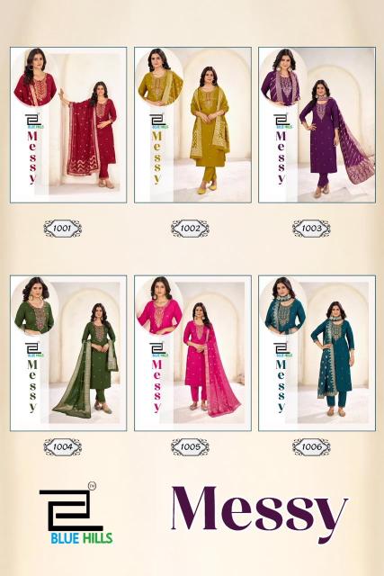 Blue Hills Messy catalog wholesalers in surat for kurtis