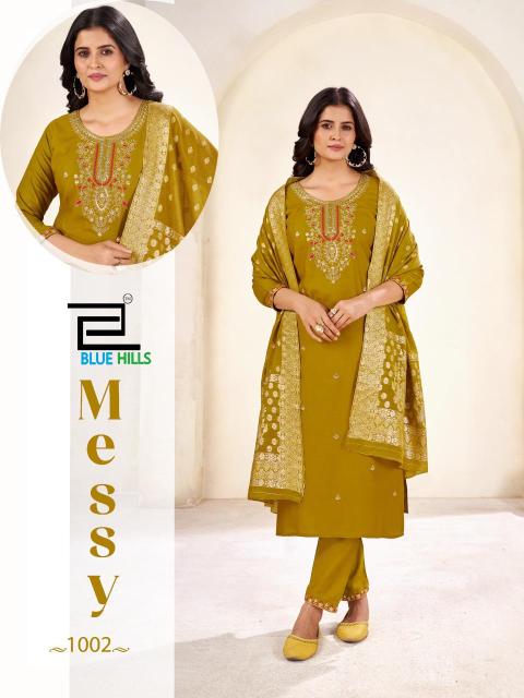 Blue Hills Messy catalog wholesalers in surat for kurtis