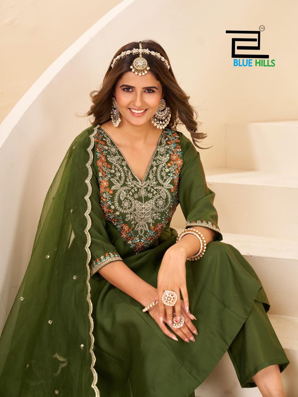 Blue Hills Taj Mahal vol 15 Catalog surat kurti market