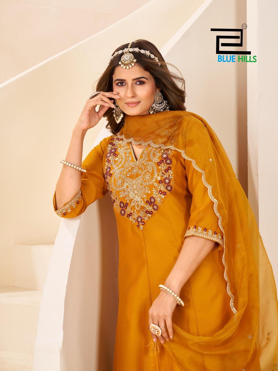 Blue Hills Taj Mahal vol 15 Catalog surat kurti market