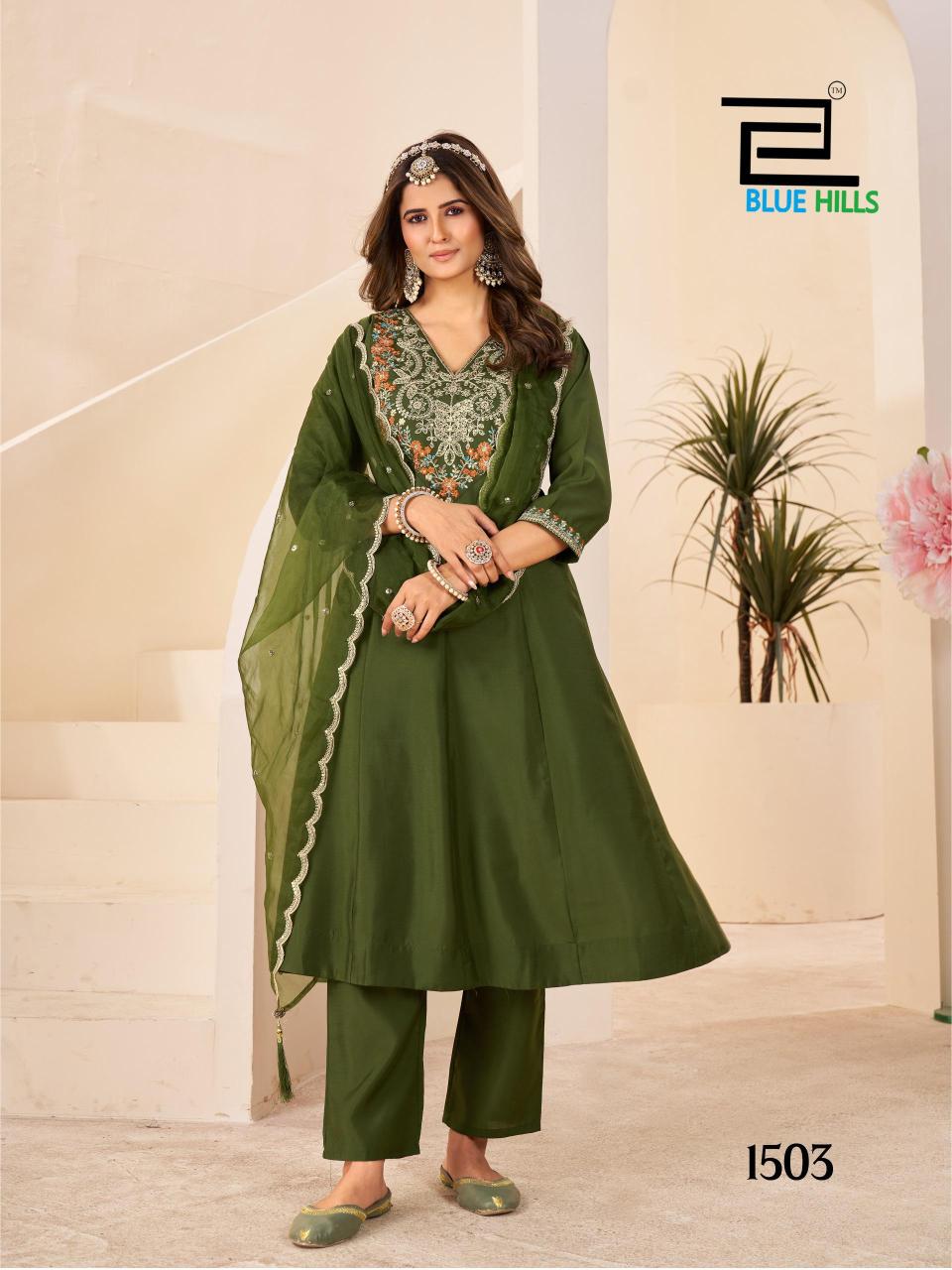 Blue Hills Taj Mahal vol 15 Catalog surat kurti market