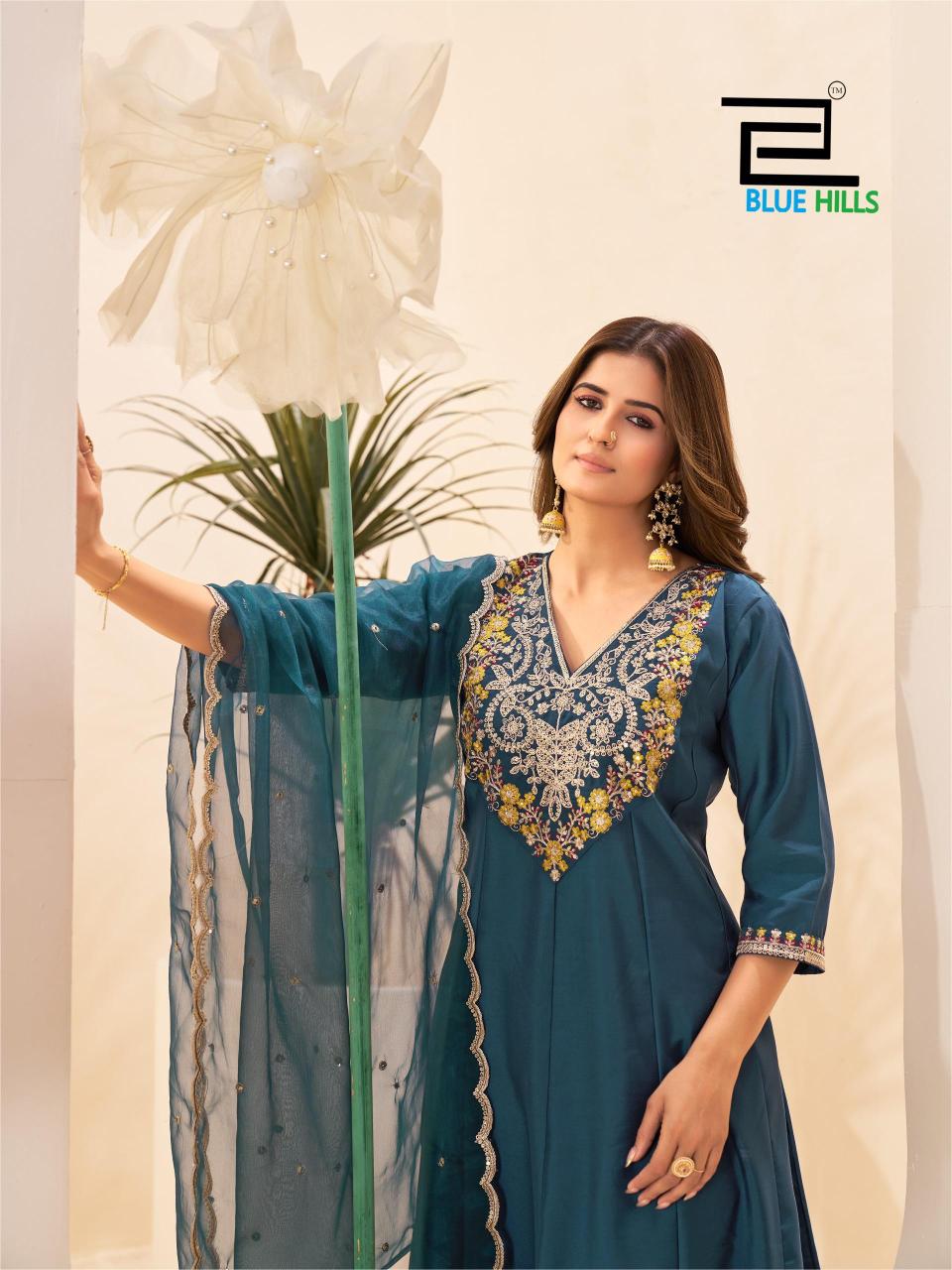 Blue Hills Taj Mahal vol 15 Catalog surat kurti market