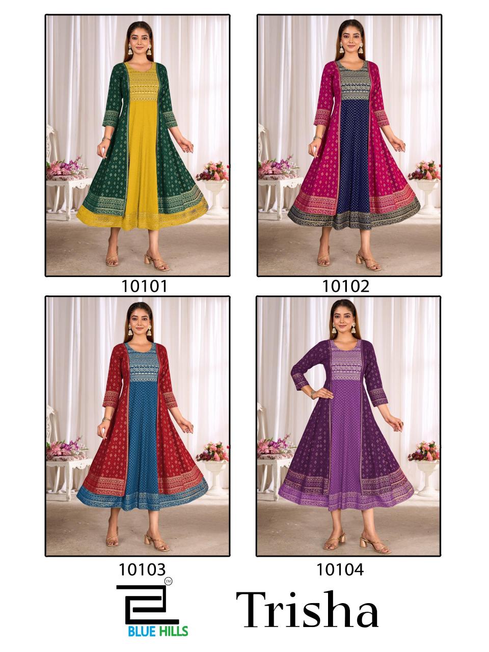 Blue Hills Trisha catalog wholesale kurtis surat guest post