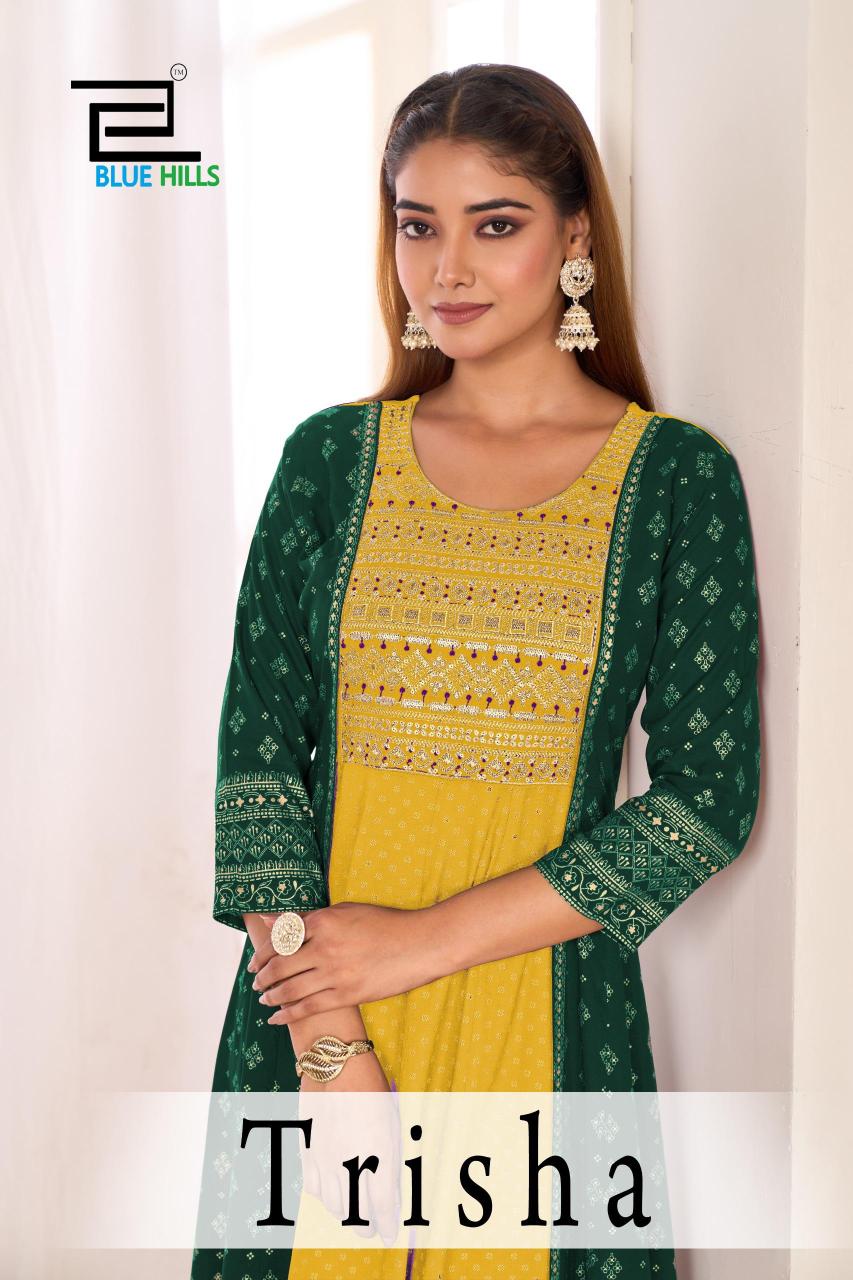 Blue Hills Trisha catalog wholesale kurtis surat guest post