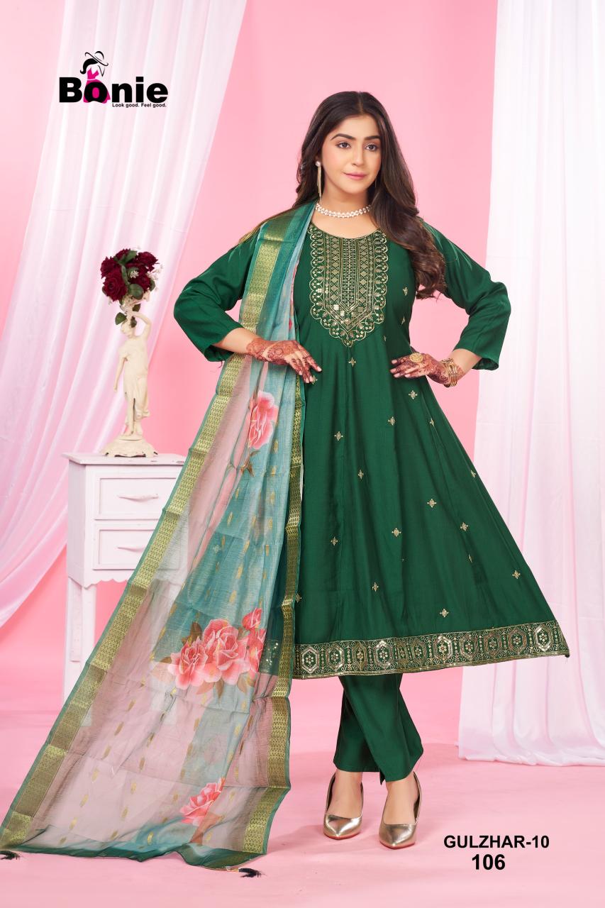 Bonie Gulzhar catalog surat kurti online