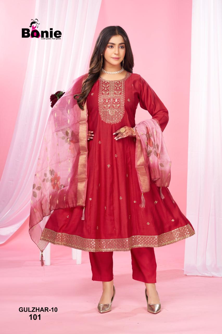 Bonie Gulzhar catalog surat kurti online