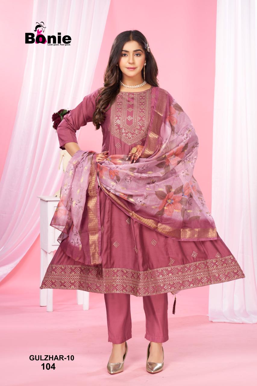 Bonie Gulzhar catalog surat kurti online