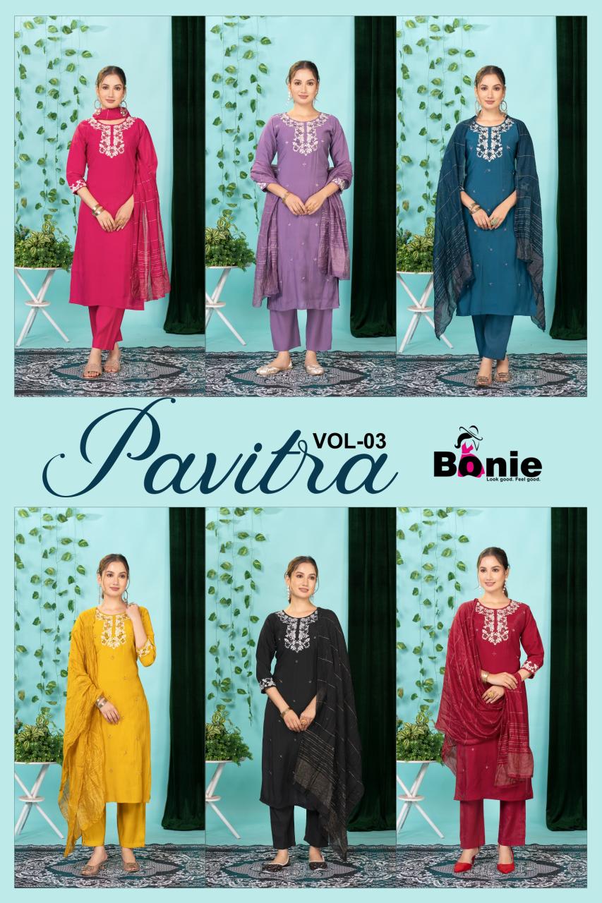 Bonie Pavitra vol 3 catalog surat kurti vlog