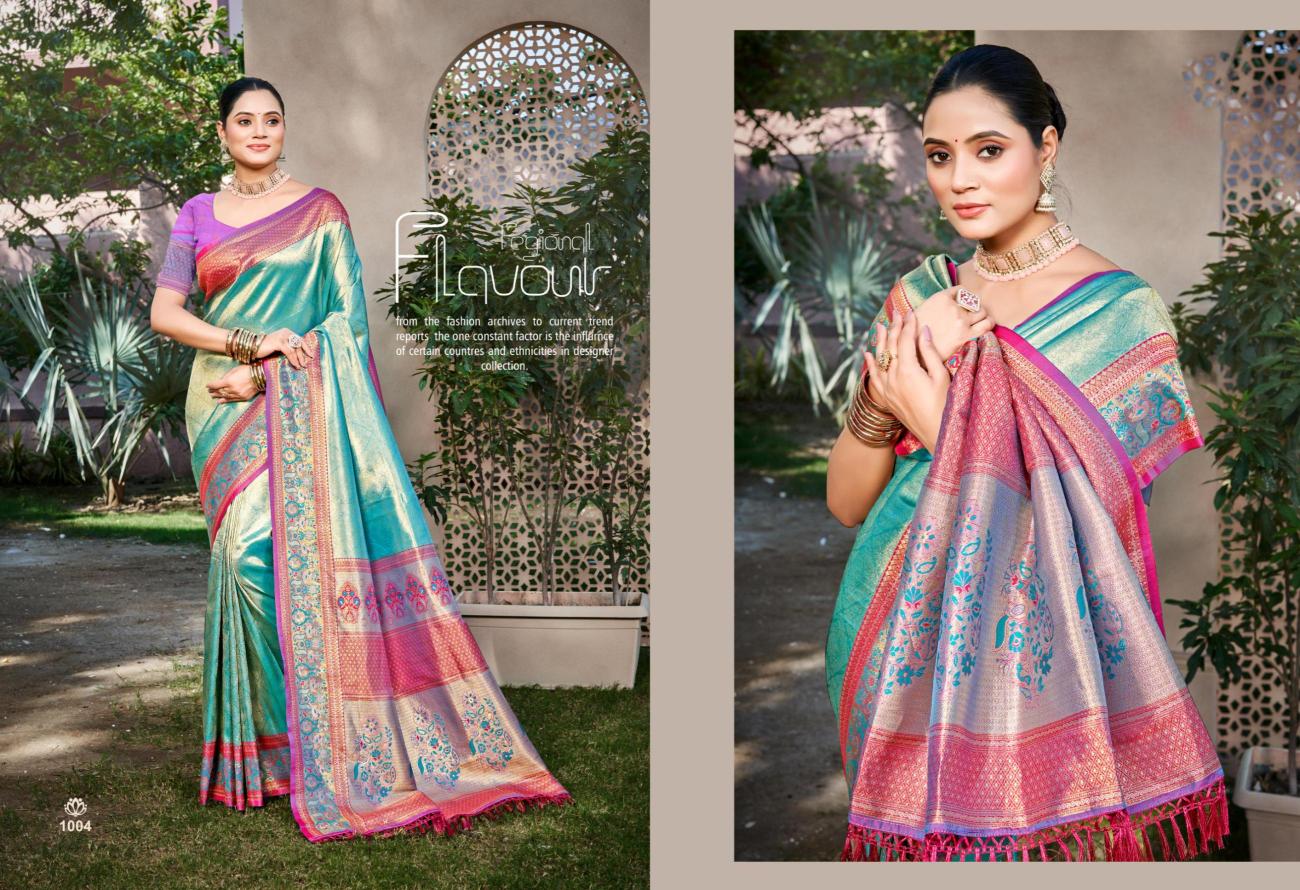 Bunawat - Hema Silk-03 Sangam Prints Kanjivaram Silk Woven Work Traditional Saree