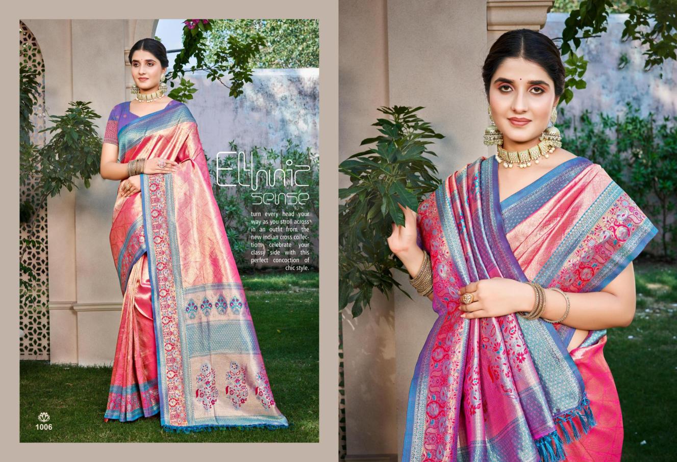 Bunawat - Hema Silk-03 Sangam Prints Kanjivaram Silk Woven Work Traditional Saree