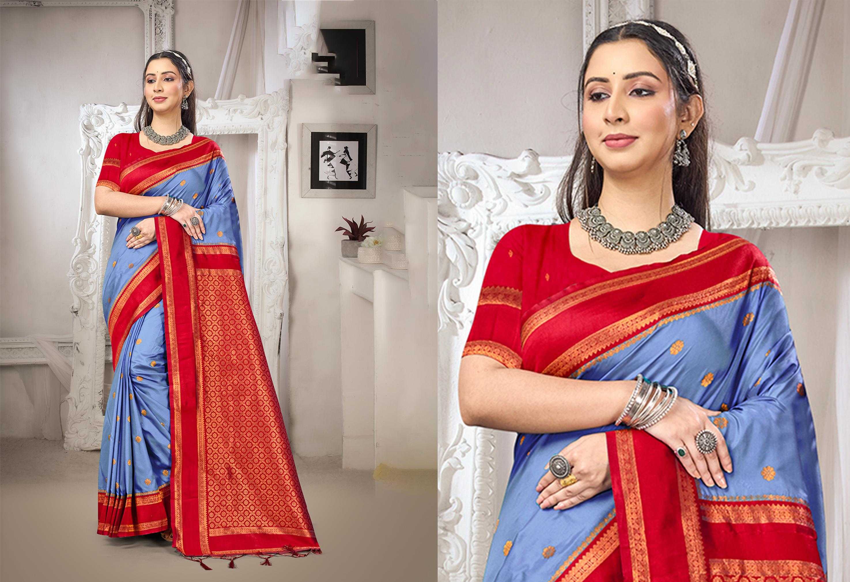 Bunawat - Narayan Pattu Sangam Prints Silk Woven Work Traditional Saree