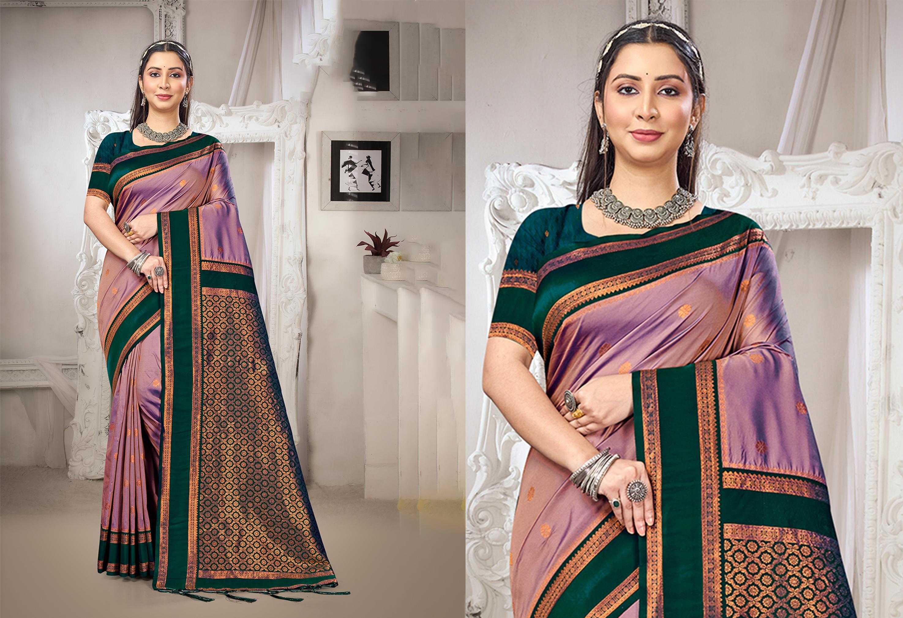 Bunawat - Narayan Pattu Sangam Prints Silk Woven Work Traditional Saree