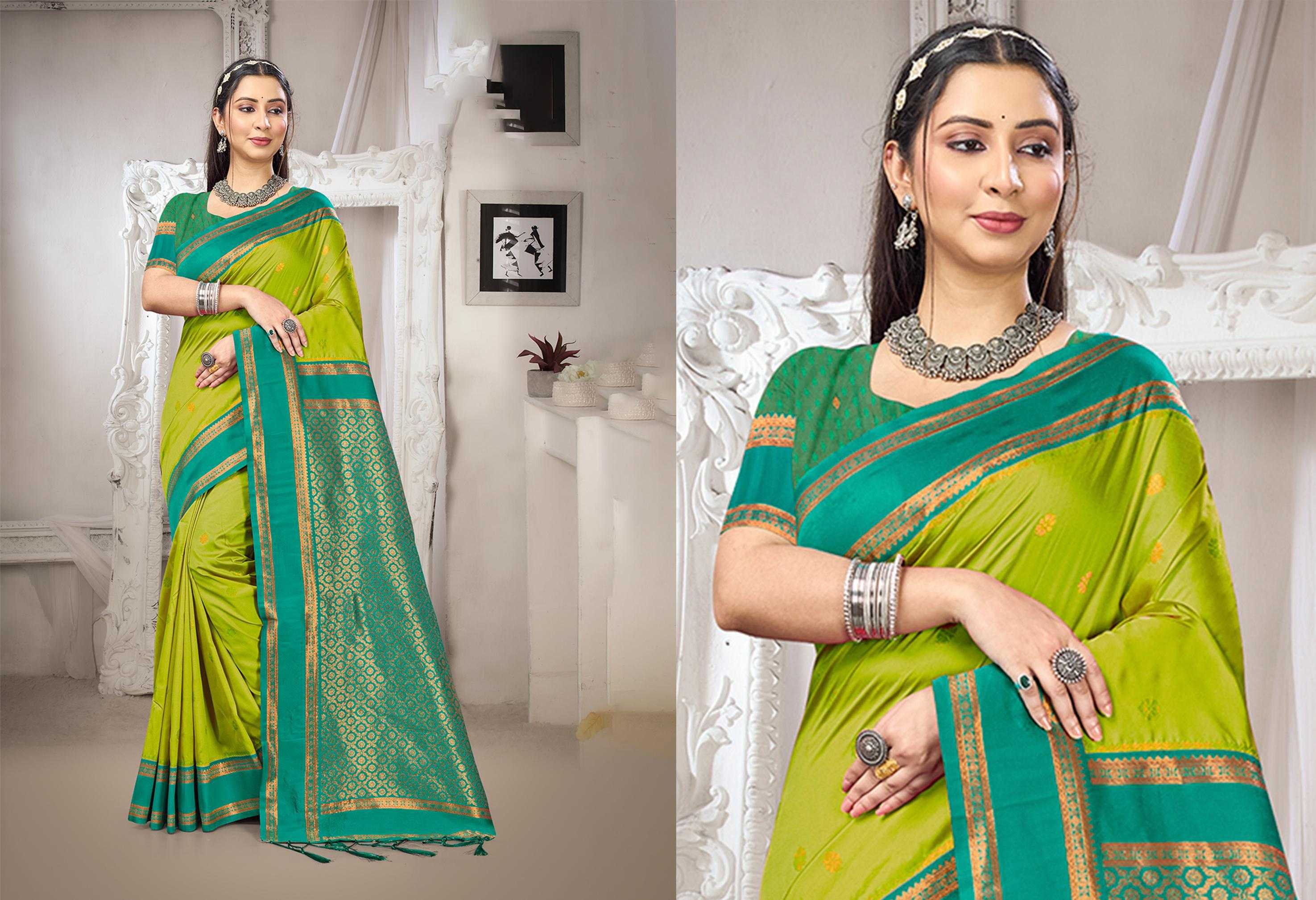 Bunawat - Narayan Pattu Sangam Prints Silk Woven Work Traditional Saree