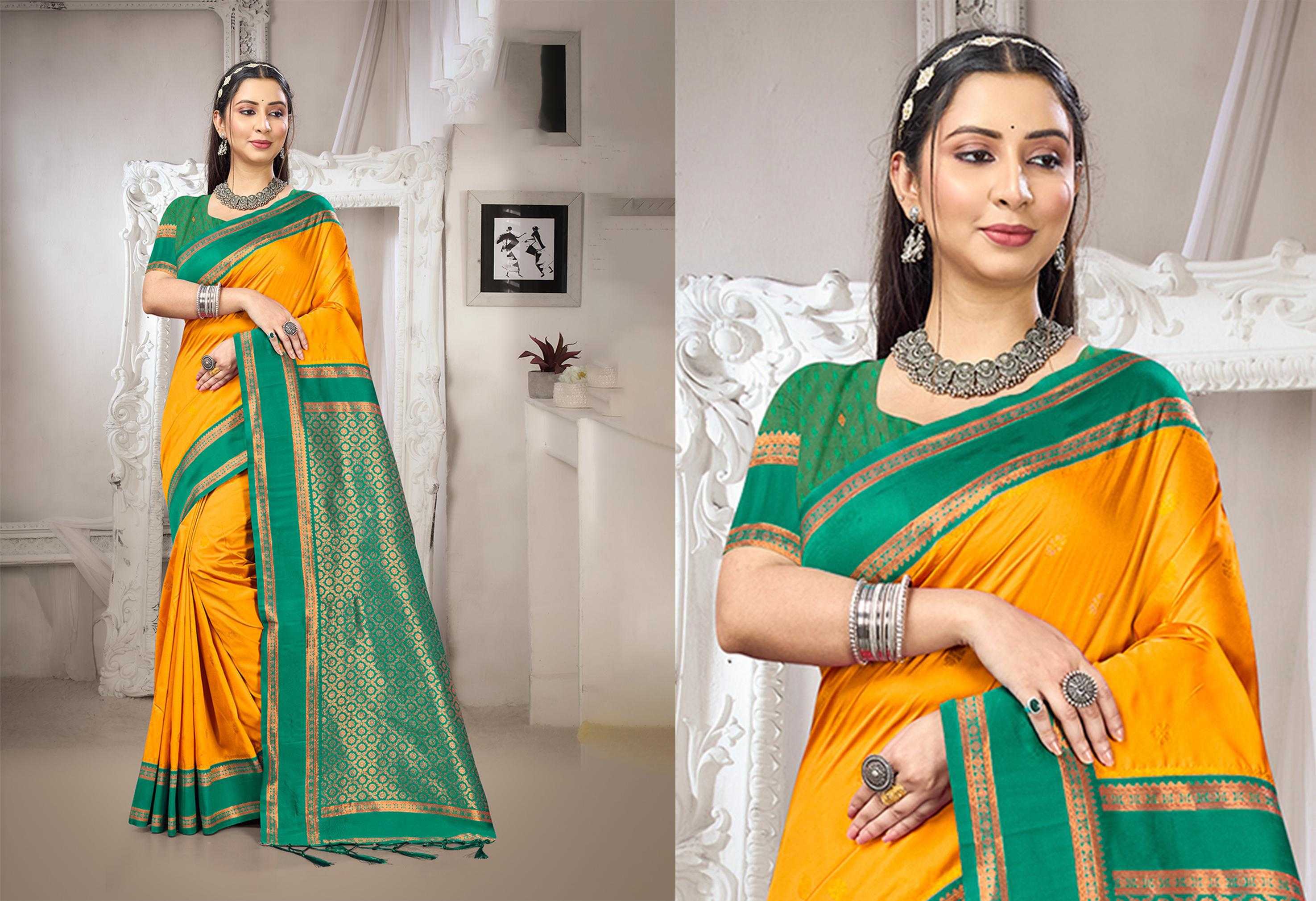 Bunawat - Narayan Pattu Sangam Prints Silk Woven Work Traditional Saree
