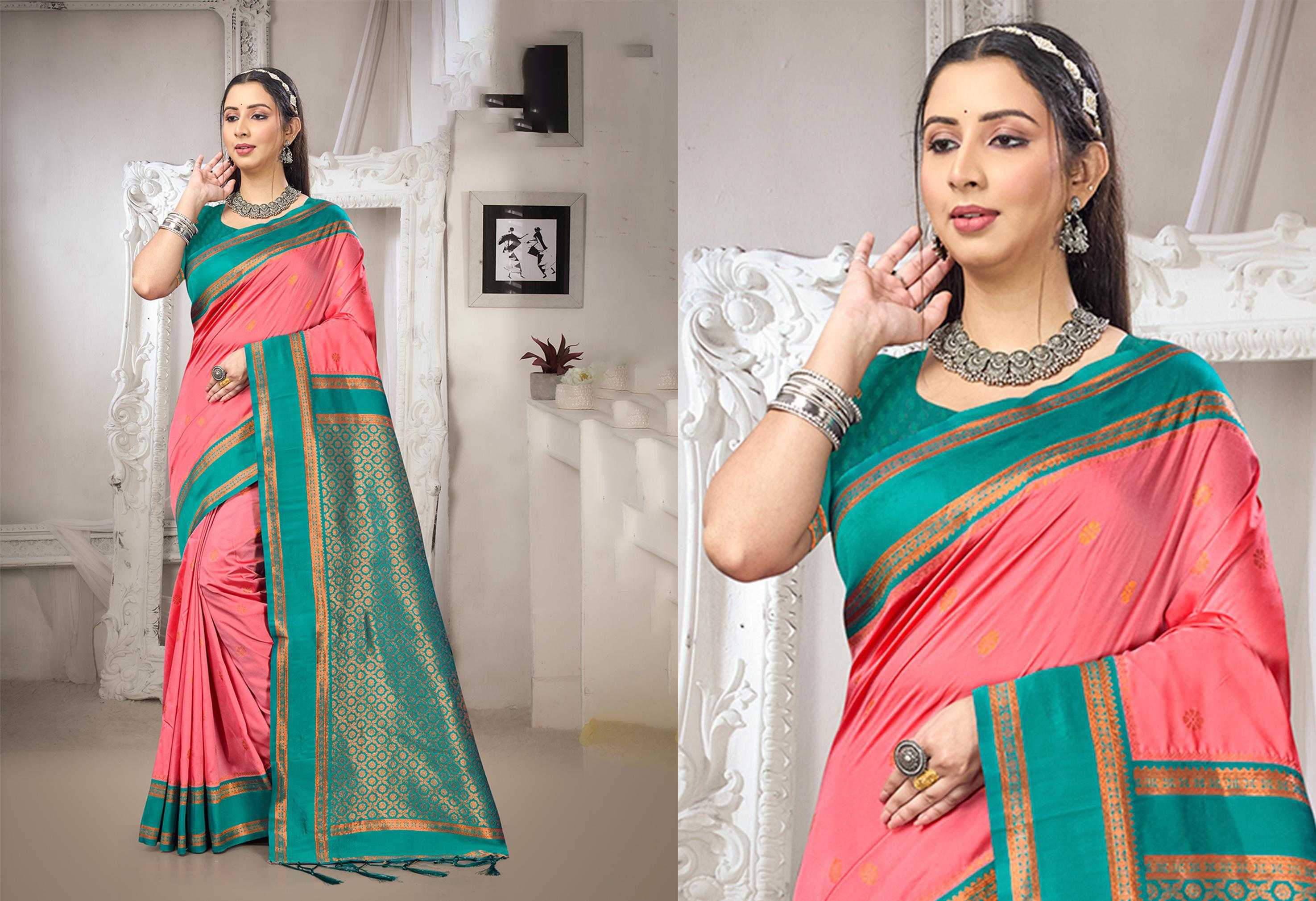 Bunawat - Narayan Pattu Sangam Prints Silk Woven Work Traditional Saree