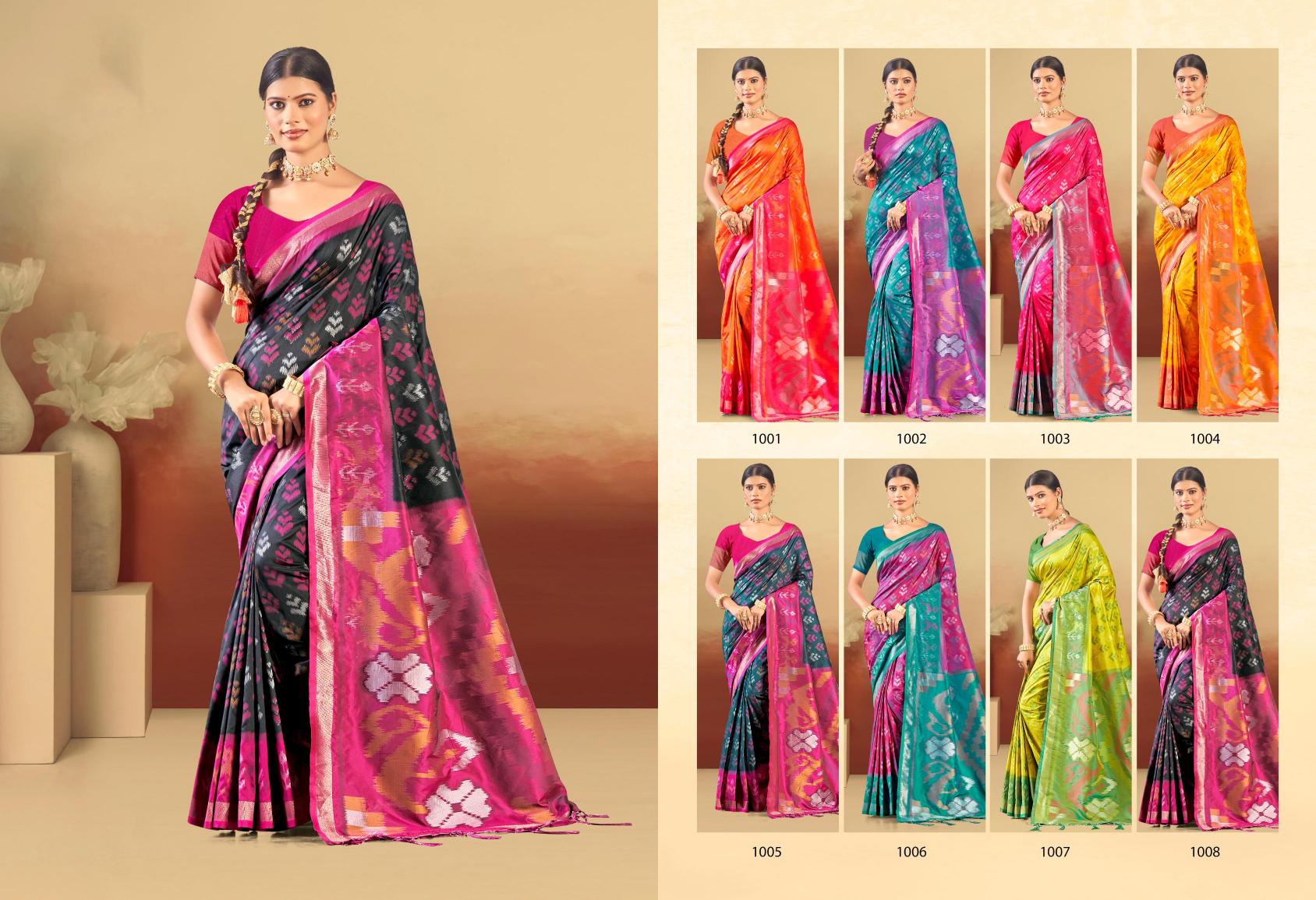 Bunawat - Pochampalli-15 Sangam Prints Silk Woven Work Traditional Saree