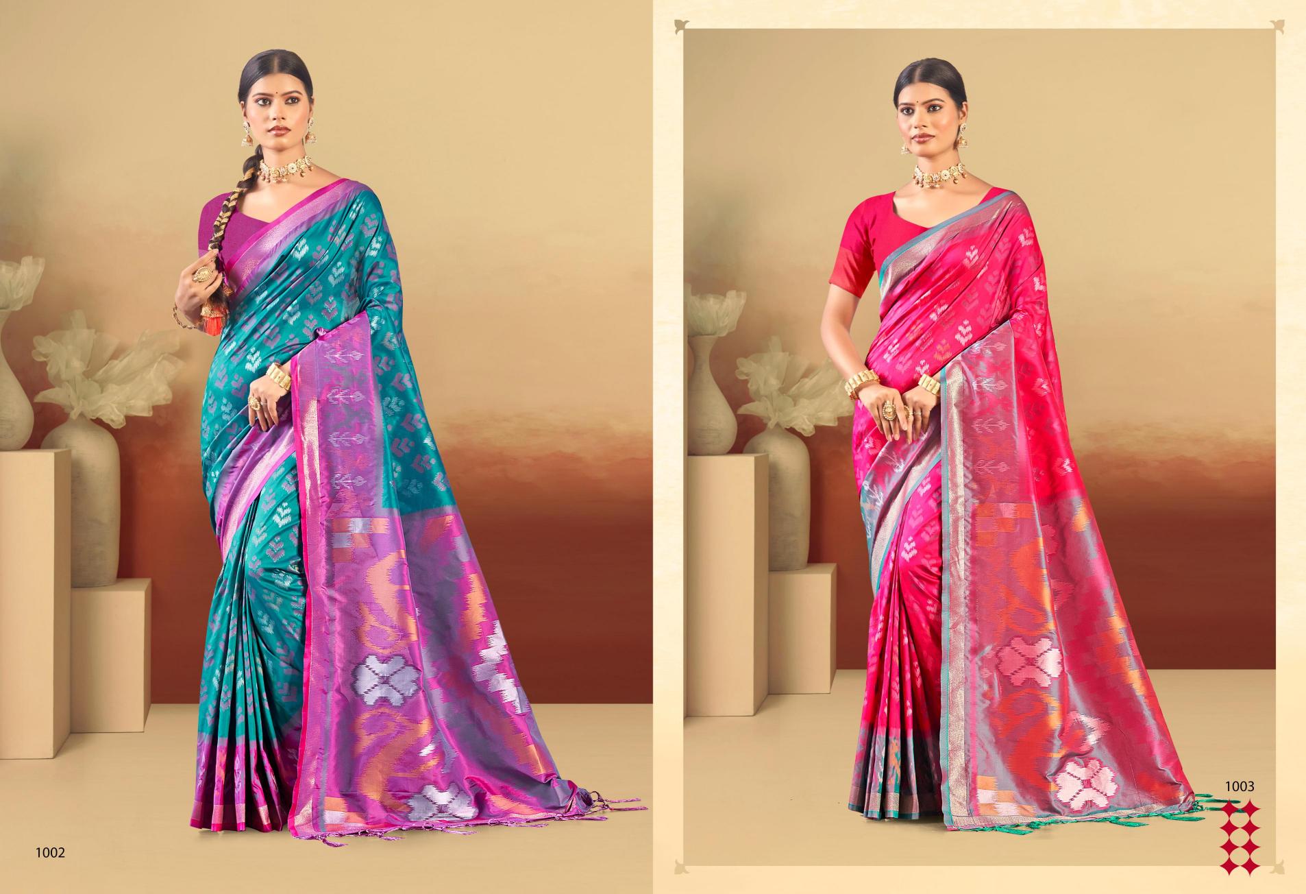 Bunawat - Pochampalli-15 Sangam Prints Silk Woven Work Traditional Saree