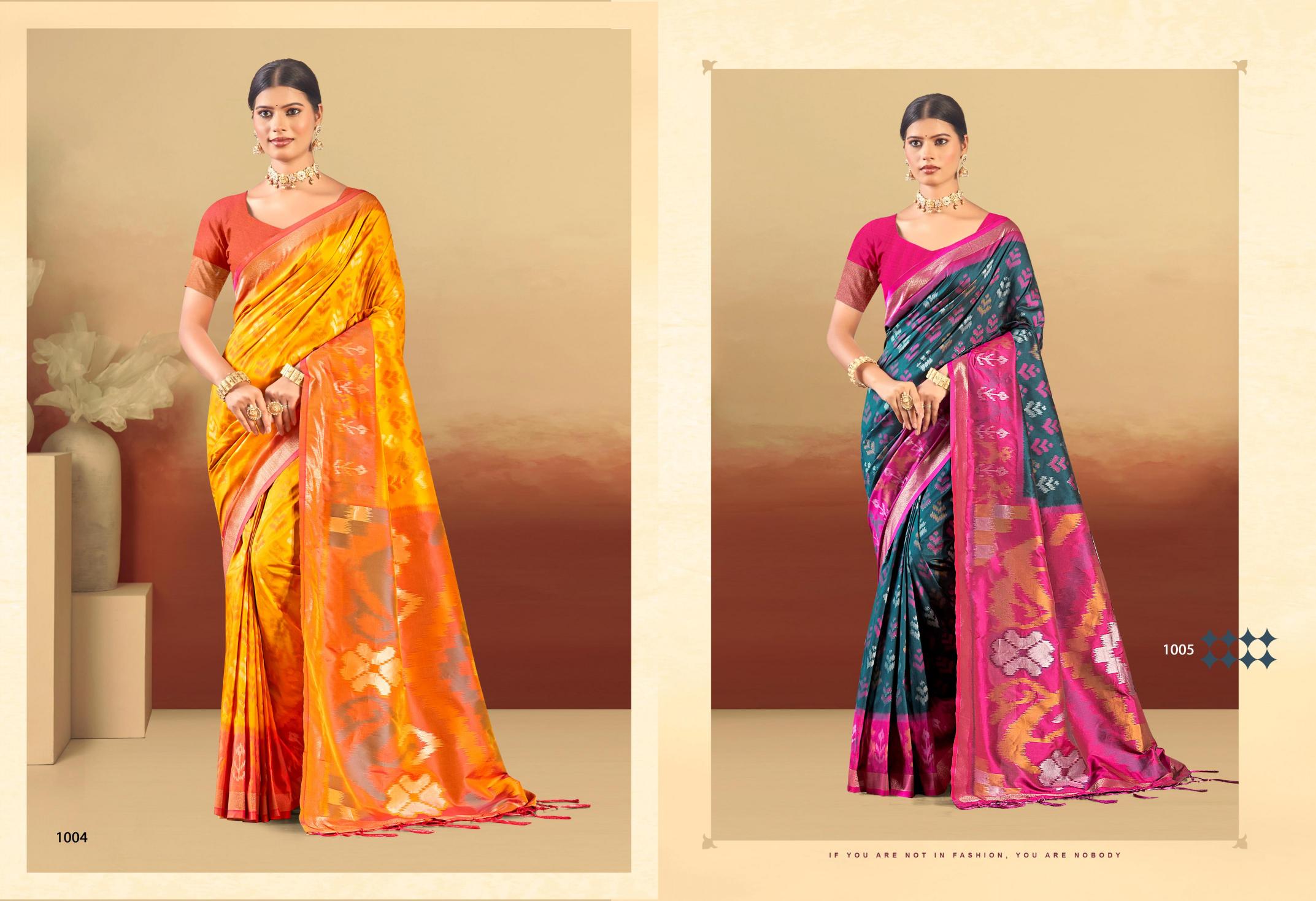 Bunawat - Pochampalli-15 Sangam Prints Silk Woven Work Traditional Saree