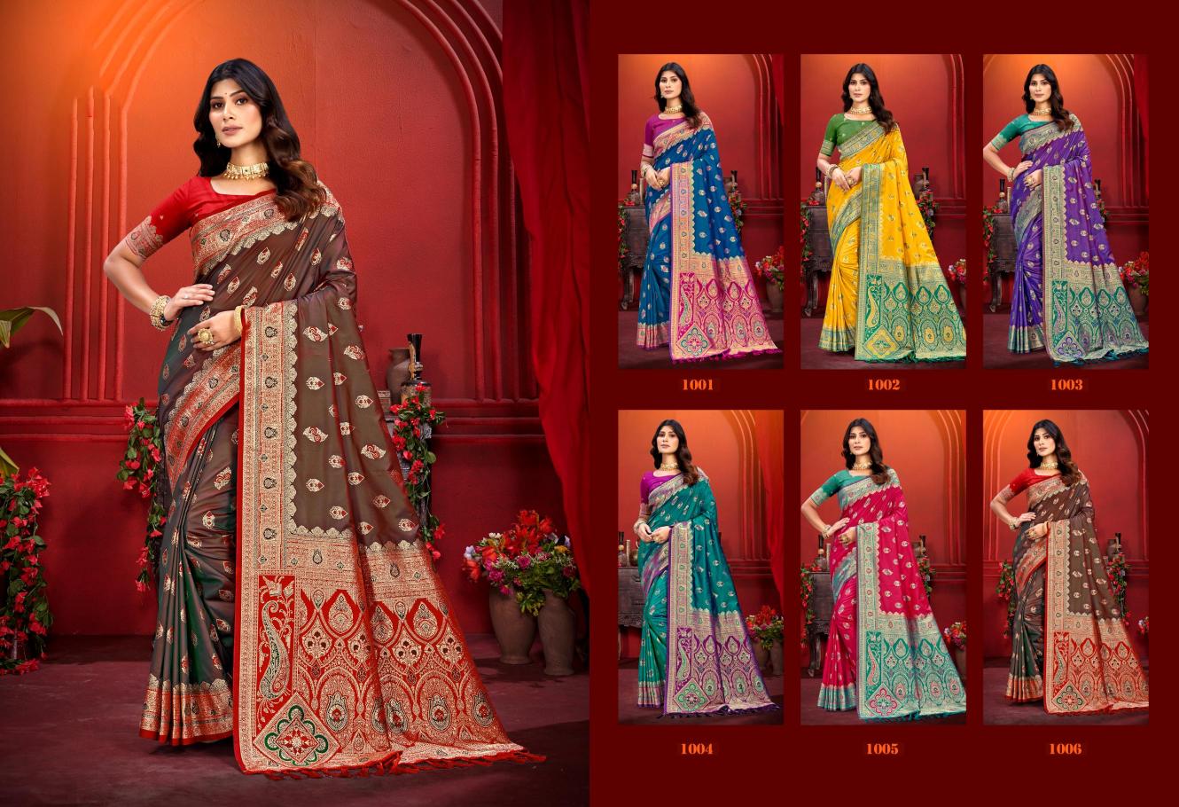 Bunawat - Sursangam 02 Sangam Prints Silk Woven Work Traditional Saree