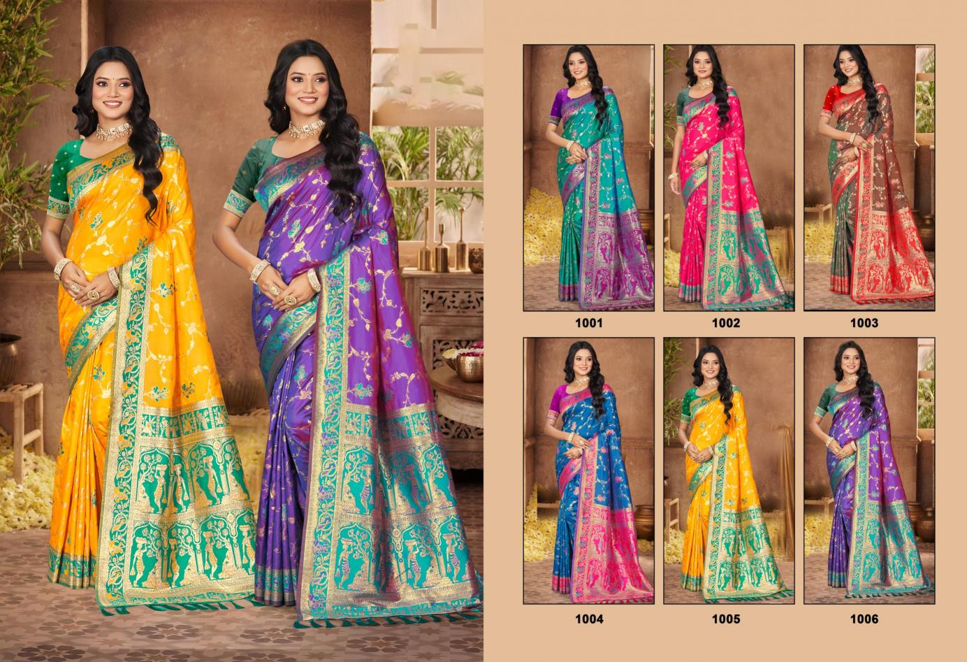 Bunawat - Sursangam 07 Sangam Prints Silk Woven Work Traditional Saree