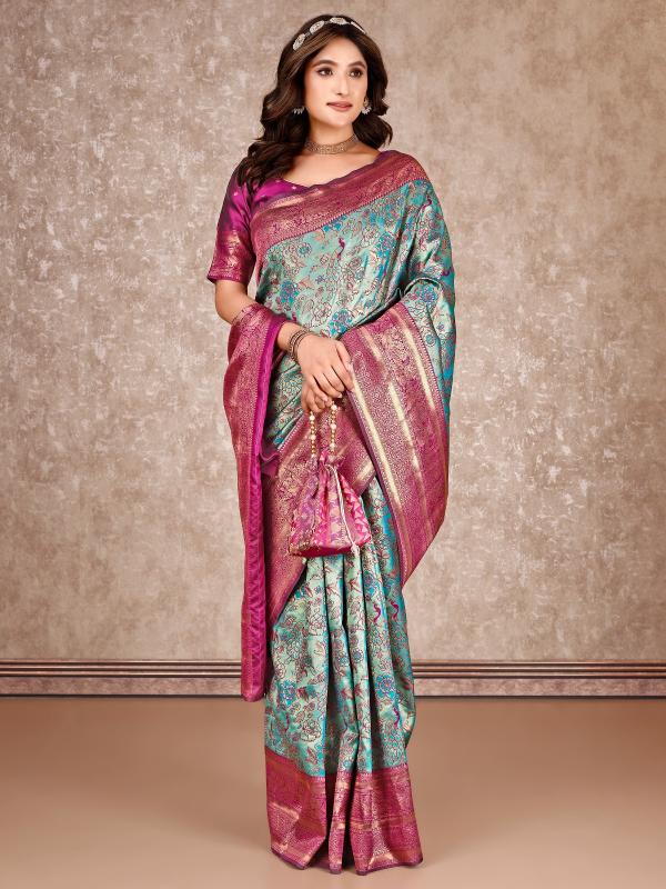 Dazira banarasi silk vol 8 SSF 02 catalog saree wholesaller in surat