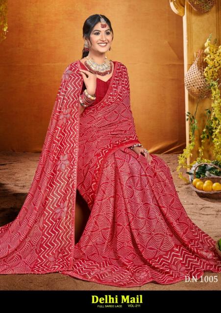 Dazira Delhi Mail vol 211 catalog surat saree design video