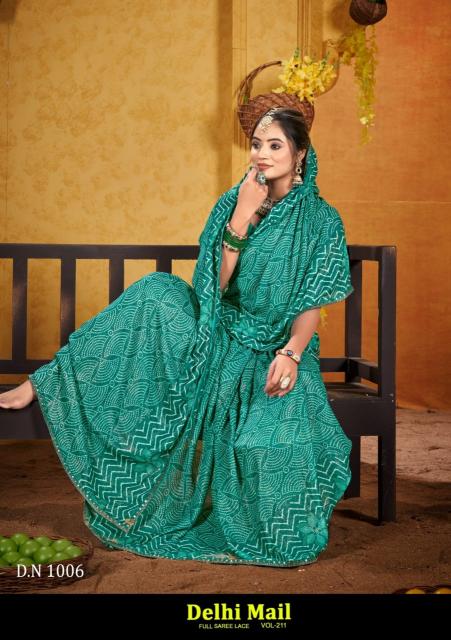 Dazira Delhi Mail vol 211 catalog surat saree design video
