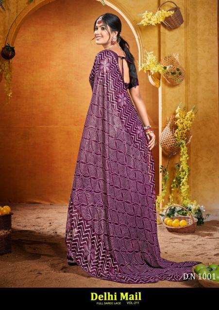 Dazira Delhi Mail vol 211 catalog surat saree design video