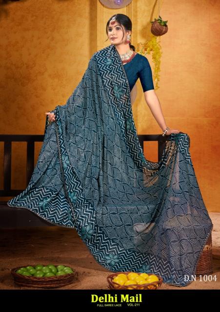 Dazira Delhi Mail vol 211 catalog surat saree design video