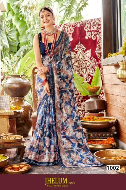 Dazira Jhelum vol 1 catalog sarees surat sulekha