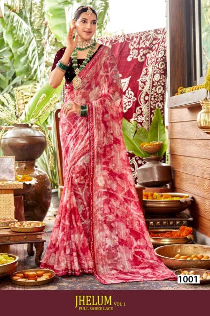 Dazira Jhelum vol 1 catalog sarees surat sulekha