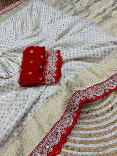 Dazira Pure Khadi Silk Vol 4 catalog festival red white sarees