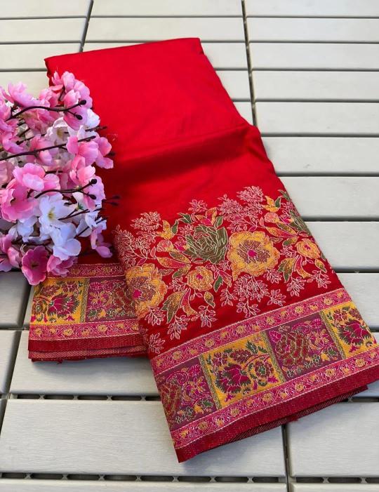 Dazira Pure n Soft Rajwadi pashmina Vol 5 Catalog surat sarees on reasnble rates