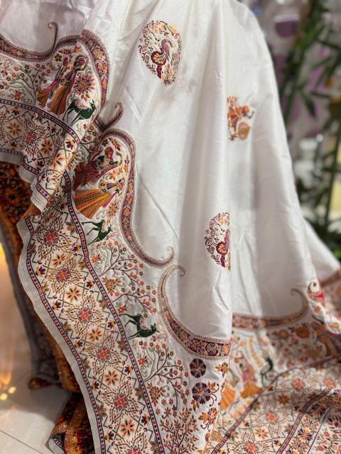 Dazira Pure n Soft Rajwadi pashmina Vol 6 Catalog surat saree market closing day
