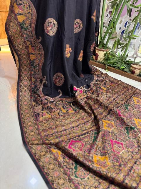 Dazira Pure n Soft Rajwadi pashmina Vol 6 Catalog surat saree market closing day