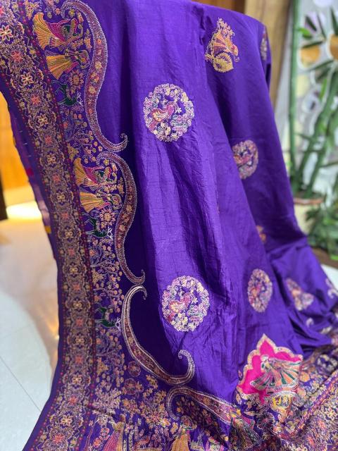 Dazira Pure n Soft Rajwadi pashmina Vol 6 Catalog surat saree market closing day