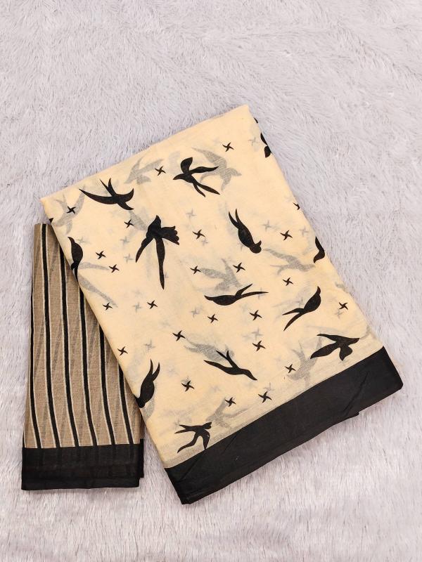 Dazira Soft Pure Cotton vol 10 catalog prepare screen print for surat sarees