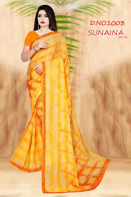 Dazira Sunaina catalog surat ki saree gujarat