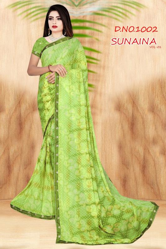 Dazira Sunaina catalog surat ki saree gujarat