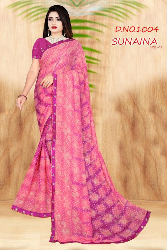Dazira Sunaina catalog surat ki saree gujarat