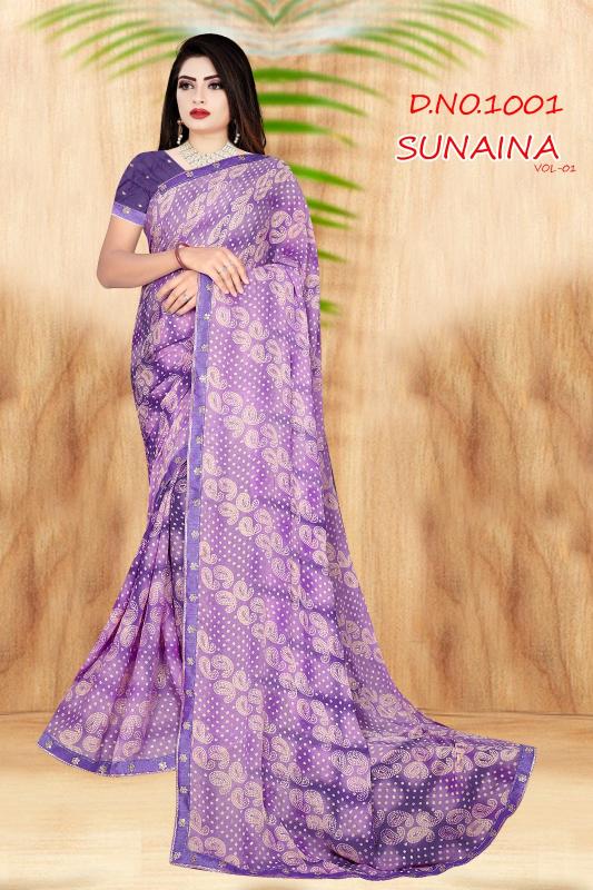 Dazira Sunaina catalog surat ki saree gujarat