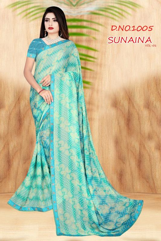 Dazira Sunaina catalog surat ki saree gujarat