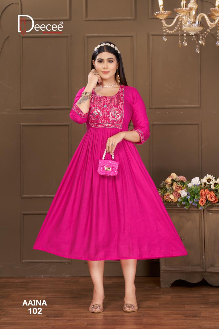 Deecee Aaina catalog kurti manufacturer surat gujarat