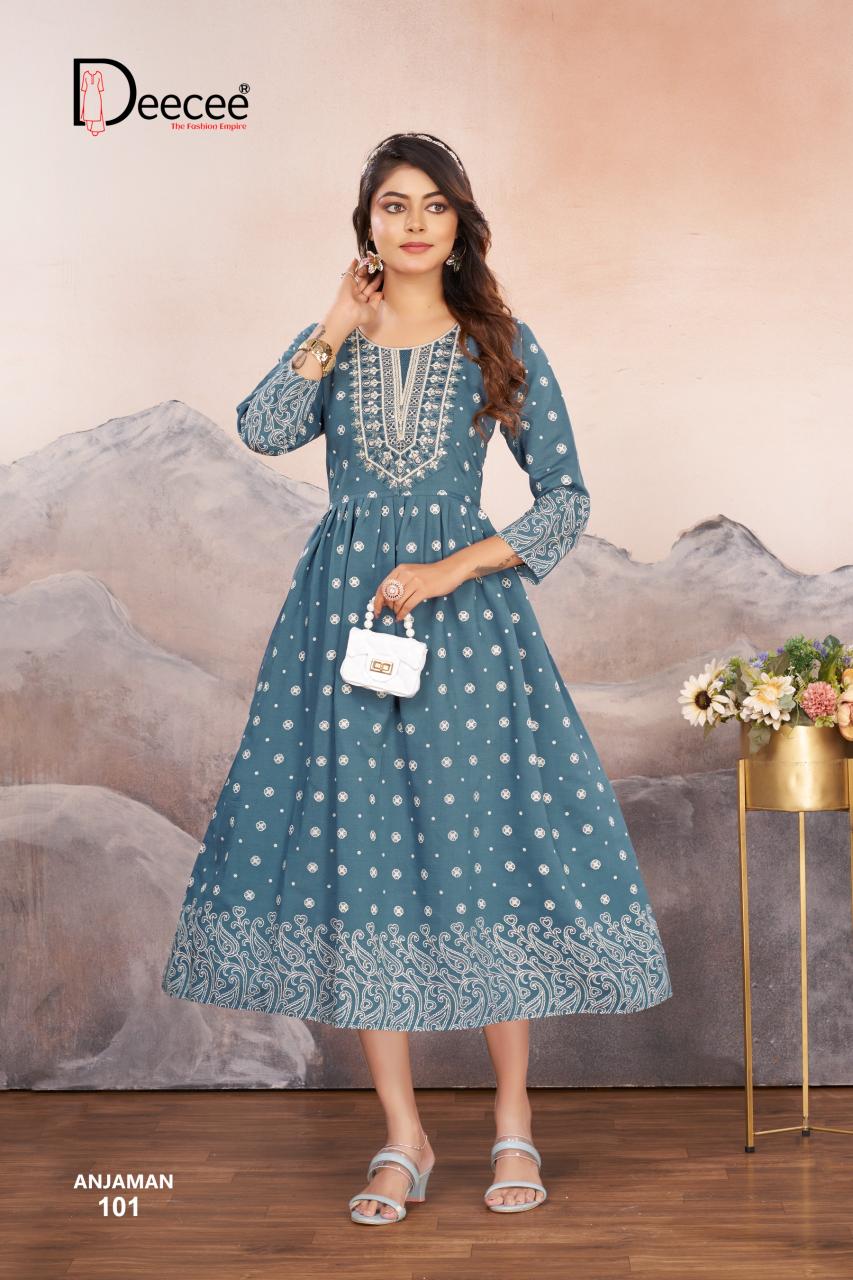 Deecee Anjaman catalog kurtis factory in surat