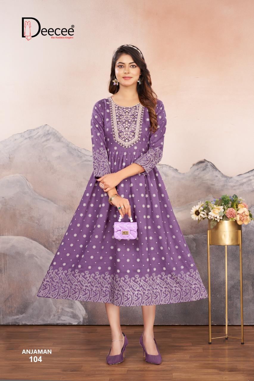 Deecee Anjaman catalog kurtis factory in surat